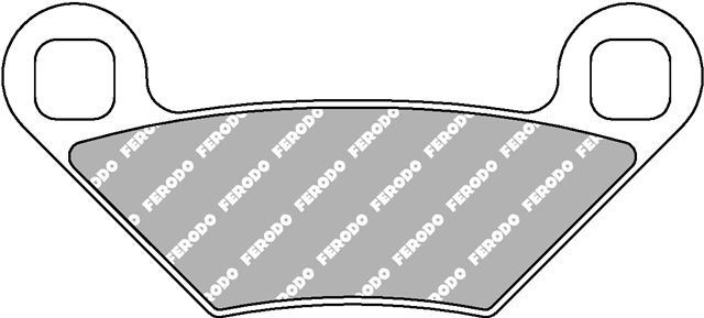 Imagine pentru produsul „SET PLACUTE FRANA SINRIZATE OFF ROAD - FERODO RACING"