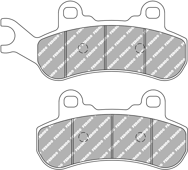 Imagine pentru produsul „SET PLACUTE FRANA SINRIZATE OFF ROAD - FERODO RACING"