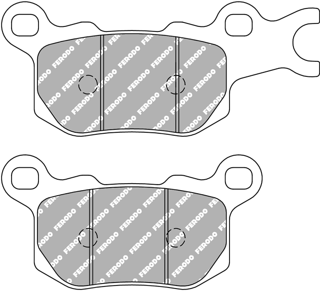 Imagine pentru produsul „SET PLACUTE FRANA SINRIZATE OFF ROAD - FERODO RACING"