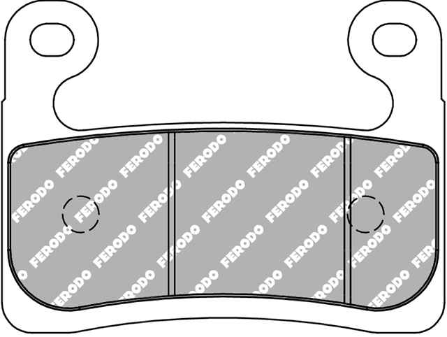 Imagine pentru produsul „SET PLACUTE FRANA SINTERIZATE - FERODO RACING"