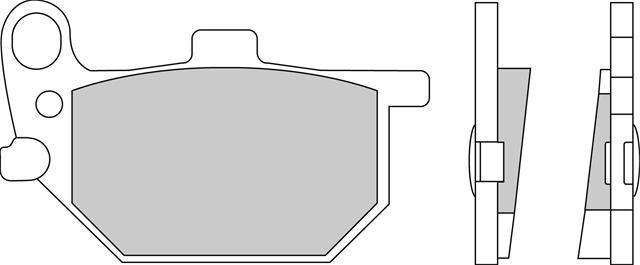 Imagine pentru produsul „SET PLACUTE FRANA ORGANICE - FERODO RACING"