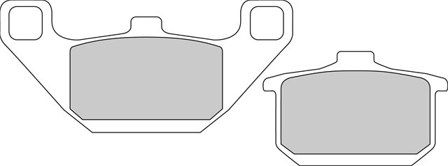 Imagine pentru produsul „SET PLACUTE FRANA ORGANICE - FERODO RACING"