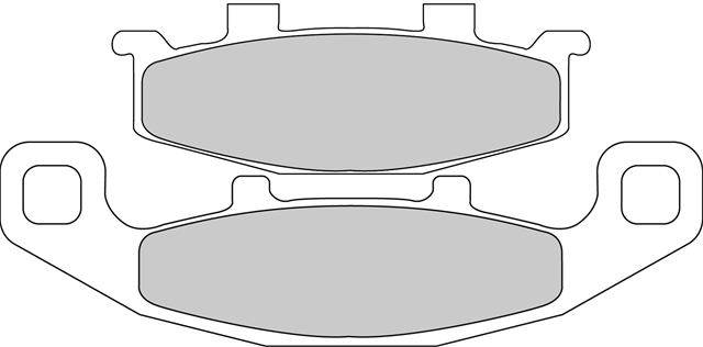 Imagine pentru produsul „SET PLACUTE FRANA ORGANICE - FERODO RACING"