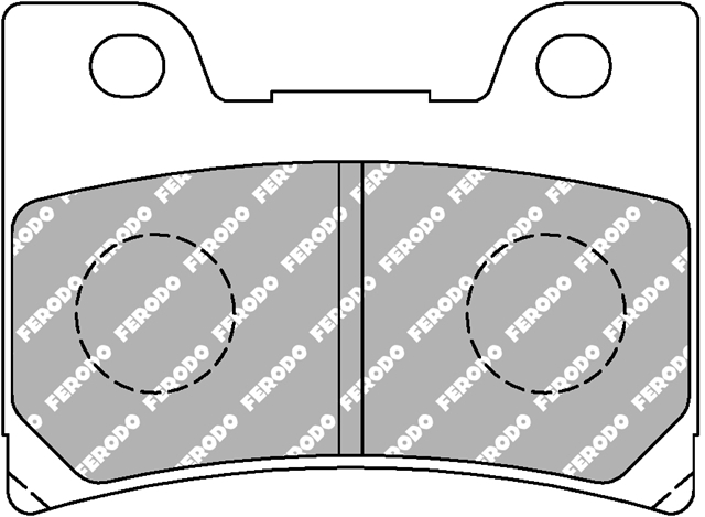SET PLACUTE FRANA ORGANICE - FERODO RACING