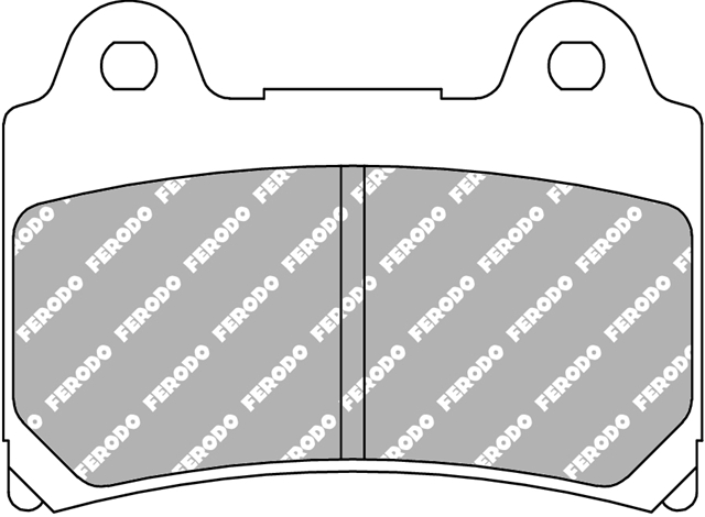 Imagine pentru produsul „SET PLACUTE FRANA ORGANICE - FERODO RACING"