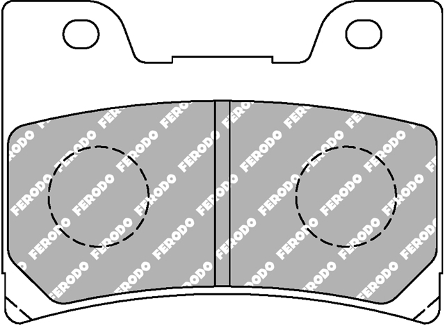 Imagine pentru produsul „SET PLACUTE FRANA ORGANICE - FERODO RACING"