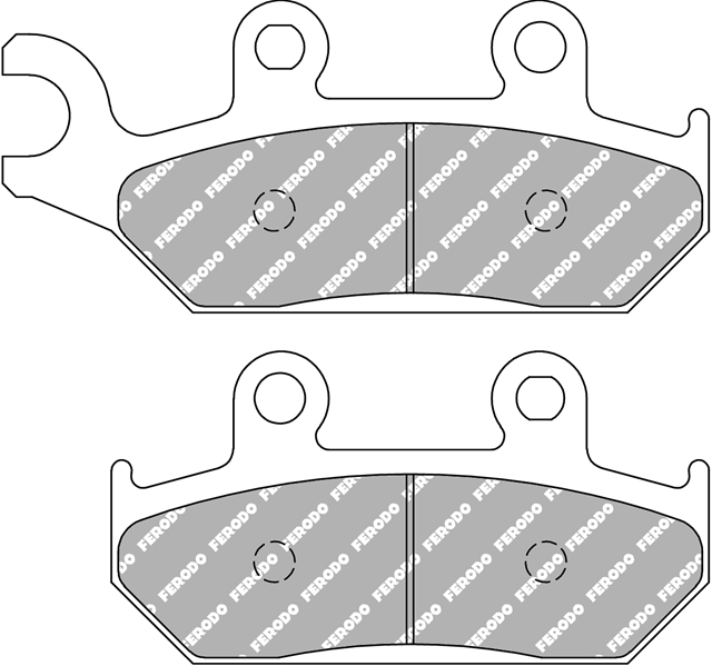 Imagine pentru produsul „SET PLACUTE FRANA ORGANICE - FERODO RACING"