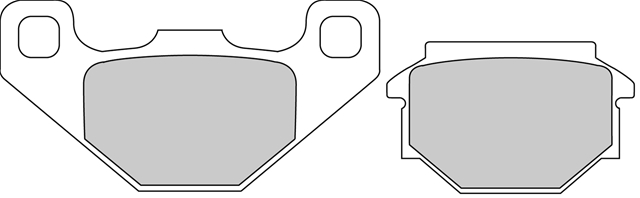 Imagine pentru produsul „SET PLACUTE FRANA ORGANICE - FERODO RACING"