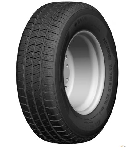 195/75 R16C 110/108R RC147 M+S 3PMFS ALLSEASON EE:C FR:D NL/U:B 72DB CAM