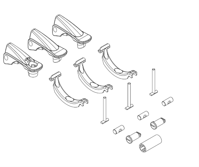Imagine pentru produsul „CSNBB 52862 KIT REPARATIE SUPORT BICICLETE FREERIDE"
