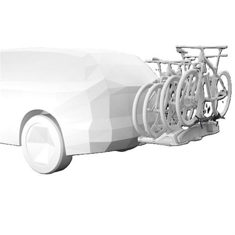 ADAPTOR A TREIA SAU A PATRA BICICLETA PENTRU VELOSPACE 3