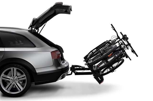 SUPORT 3 BICICLETE CU PRINDERE PE CARLIG REMORCARE VELOSPACE XT NEGRU