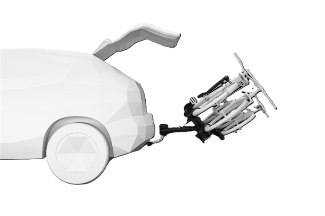 SUPORT 2 BICICLETE (3 CU ADAPTOR) CU PRINDERE PE CARLIG REMORCARE EASYFOLD 3