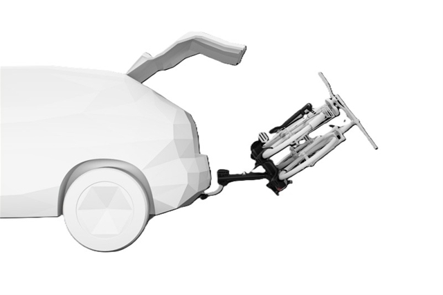 SUPORT 2 BICICLETE (3 CU ADAPTOR) CU PRINDERE PE CARLIG REMORCARE EASYFOLD 3