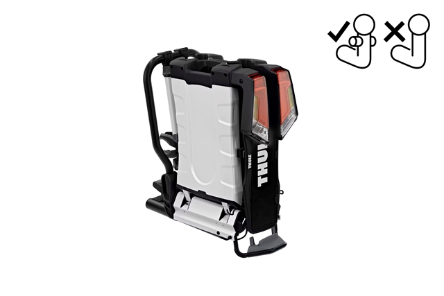 SUPORT 2 BICICLETE CU PRINDERE PE CARLIG REMORCARE EASYFOLD XT F, TIP CARLIG FIX4BIKE