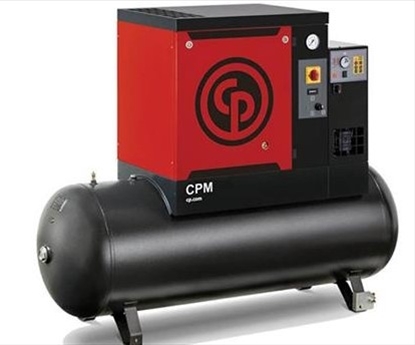 Imagine pentru produsul „COMPRESOR AER CU SURUB SI USCATOR INCORPORAT  CPM 1010 400 DX CHICHAGO PNEUMATIC"