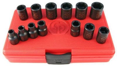 Imagine pentru produsul „SS3113 SET 13 TUBULARE DE IMPACT 3/8 HEXAGONALE 719MM"