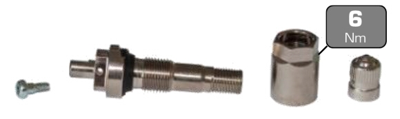 Imagine pentru produsul „SET REPARATIE SENZOR PRESIUNE ROATA SERVICE KIT (AM-NR. 66743-68,5031)-HOFMANN"