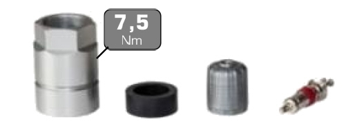 Imagine pentru produsul „SET REPARATIE SENZOR PRESIUNE ROATA SCHRADER SERVICE KIT FOR SCHRADER SENSORS-HOFMANN"