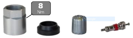 Imagine pentru produsul „SET REPARATIE SENZOR PRESIUNE ROATA SCHRADER SERVICE KIT FOR SCHRADER SENSORS-HOFMANN"