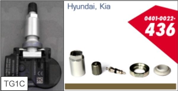 Imagine pentru produsul „SET REPARATIE SENZOR PRESIUNE ROATA SERVICE KIT (AM-NR. 66071-KU)-HOFMANN"