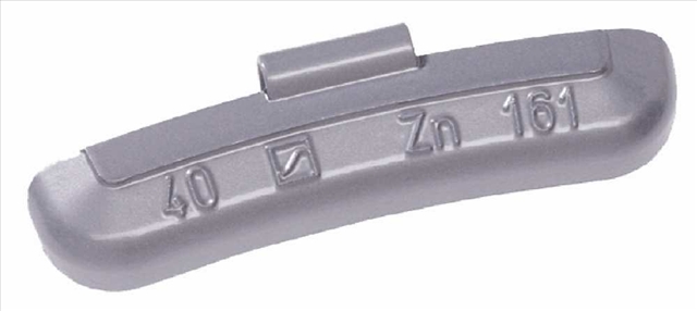 Imagine pentru produsul „(UF MULTIPLU DE 50) GREUTATE ZINC TYP161 45G JANTA OTEL CU STRAT PROT-HOFMANN"