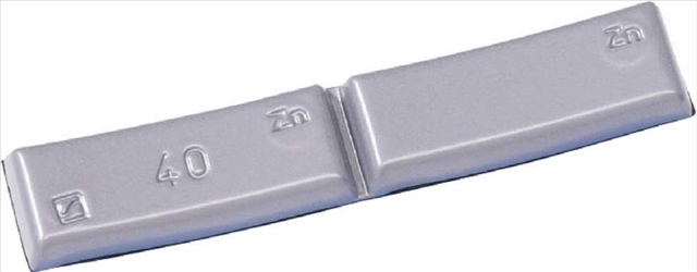 Imagine pentru produsul „(UF MULTIPLU DE 50) GREUTATE ADEZIVA ZINC TYP360 40G JANTA ALIAJ STRAT PROT-HOFMANN"