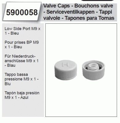 Imagine pentru produsul „CAPAC VALVA PRESIUNE JOASA AC M9 X 1 ALBASTRU FOUR SEASONS LSNBB"