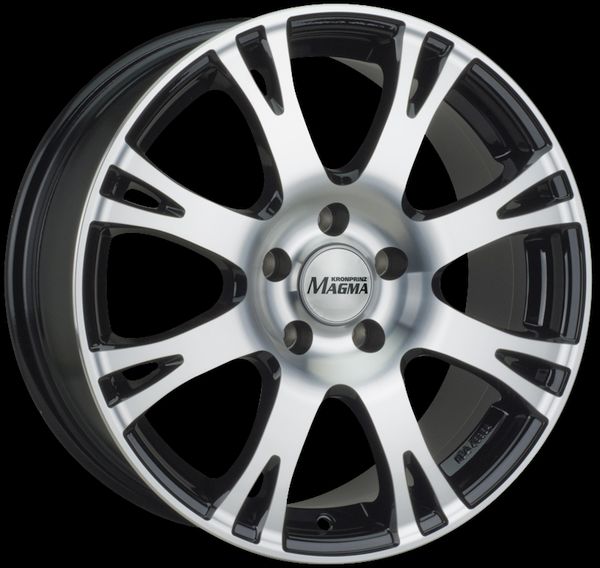 Imagine pentru produsul „JANTA ALIAJ MAGMA CENTERO 7X16 ET38 PCD 5/100 LAVABLACK POLISHED"