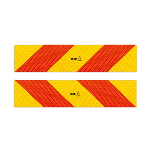 Imagine pentru produsul „SET 2 PLACUTE REFLECTORIZANTE 565X132MM SUPORT ALUMINIU BORG-HICO"