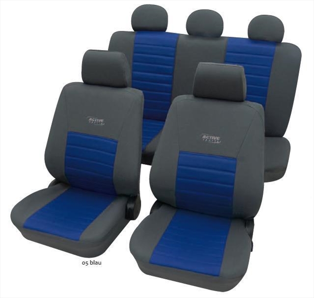 Imagine pentru produsul „SET HUSE SCAUNE ACTIVE SPORTS ALBASTRU-NEGRU"