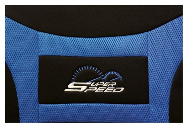 SET COMPLET HUSE SCAUNE (FATASPATE) ALBASTRUNEGRU SUPER SPEED