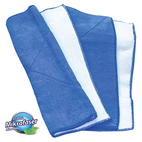 Imagine pentru produsul „SET 2 BUC LAVETE MICROFIBRA ALBASTRA 35X35 CM"