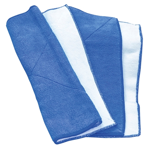 SET 2 BUC LAVETE MICROFIBRA ALBASTRA 35X35 CM