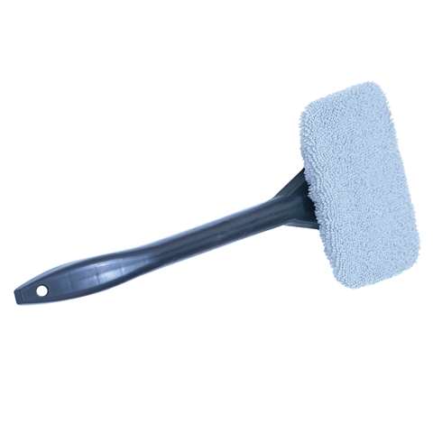 Imagine pentru produsul „PERIE PTR CURATAT GEAMURI DIN MICROFIBRA 34 CM GRI"