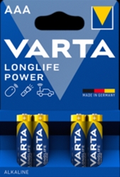 Imagine pentru produsul „BATERII ALCALINE VARTA LONGLIFE POWER AAA BLISTER 4"