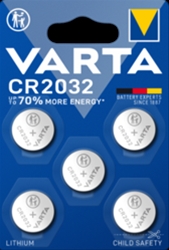 Imagine pentru produsul „BATERII TIP BUTON VARTA LITHIUM COIN CR2032 BLISTER 5"