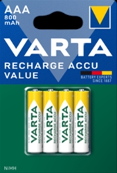 Imagine pentru produsul „VARTA RECHARGE ACCU VALUE AAA 800 MAH BLISTER 4"
