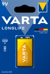 Imagine pentru produsul „BATERII ALCALINE VARTA LONGLIFE 9V BLISTER 1"