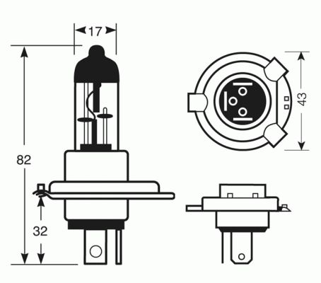 Imagine pentru produsul „BEC 24V75/70W H4 LSNBB PS RING AUTOMOTIVE"