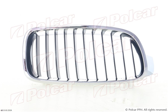 Imagine pentru produsul „GRILA DR RADIATOR-CROM/NEGRU-MOD BASIS ,F30/F31 2011>>-POLCAR"