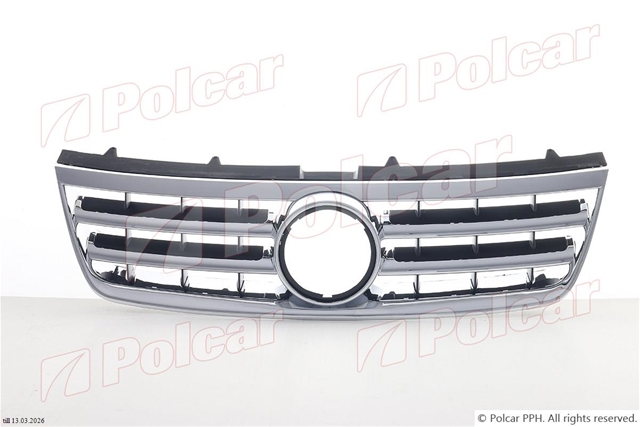 GRILA CROM RADIATOR TOUAREG 10/02>>12/06
