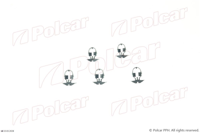 ELEMENTE MONTAJ MERC.W202(C-KL), 93- - POLCAR