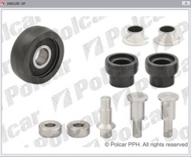 KIT ROLE PT PARTEA MIJLOC USA CULISANTA DACIA DOKKER 11.12