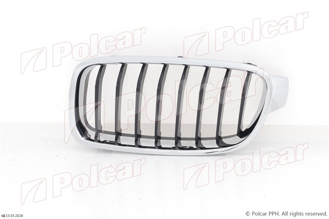 Imagine pentru produsul „GRILA ST RADIATOR-CROM/NEGRU-MOD SPORT ,F30/F31 2011>>-POLCAR"