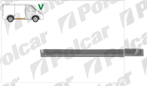 PANOU REPARATIE INFERIOR USA CULISANTA VITO 1996 >> 2003