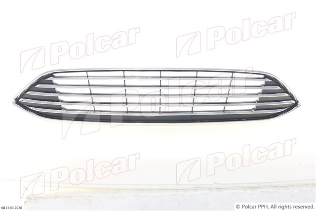 GRILA RADIATOR CROM, CADRU CROM, FOCUS  III 2014 >>-POLCAR