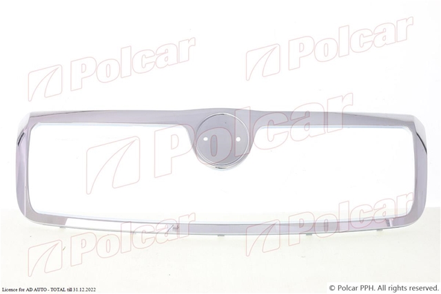 RAMA GRILA RADIATOR CROM FABIA 2000 >> 2007