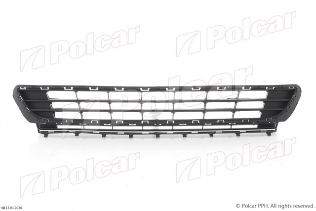 GRILA CENTRU BARA FATA CU ORNAMENT CROM GOLF VII 1216