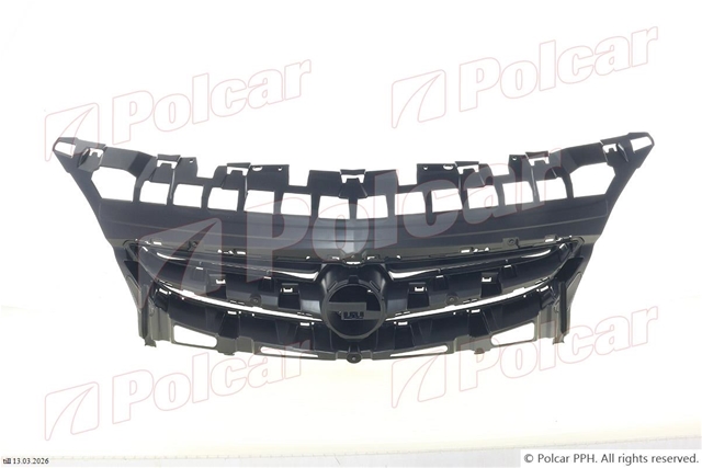 GRILA RADIATOR NEAGRA, FARA ORN CROM - ASTRA J 2013>> - POLCAR